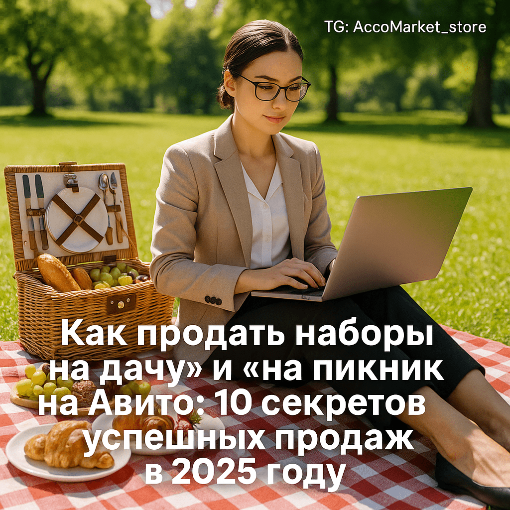 Как продать наборы «на дачу» и «на пикник» на Авито: 10 секретов успешных продаж в 2025 году