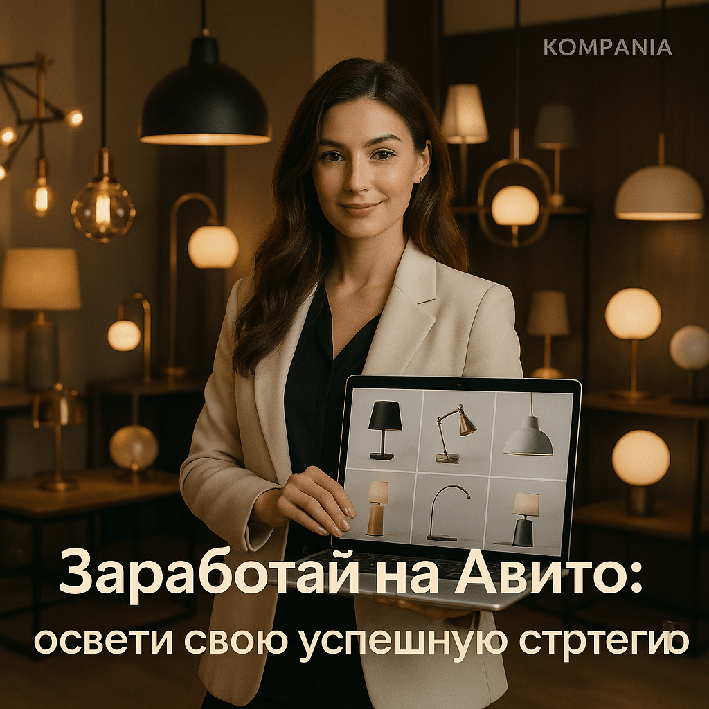 Как зарабатывать на Авито: успешные стратегии торговли светильниками в 2025 году