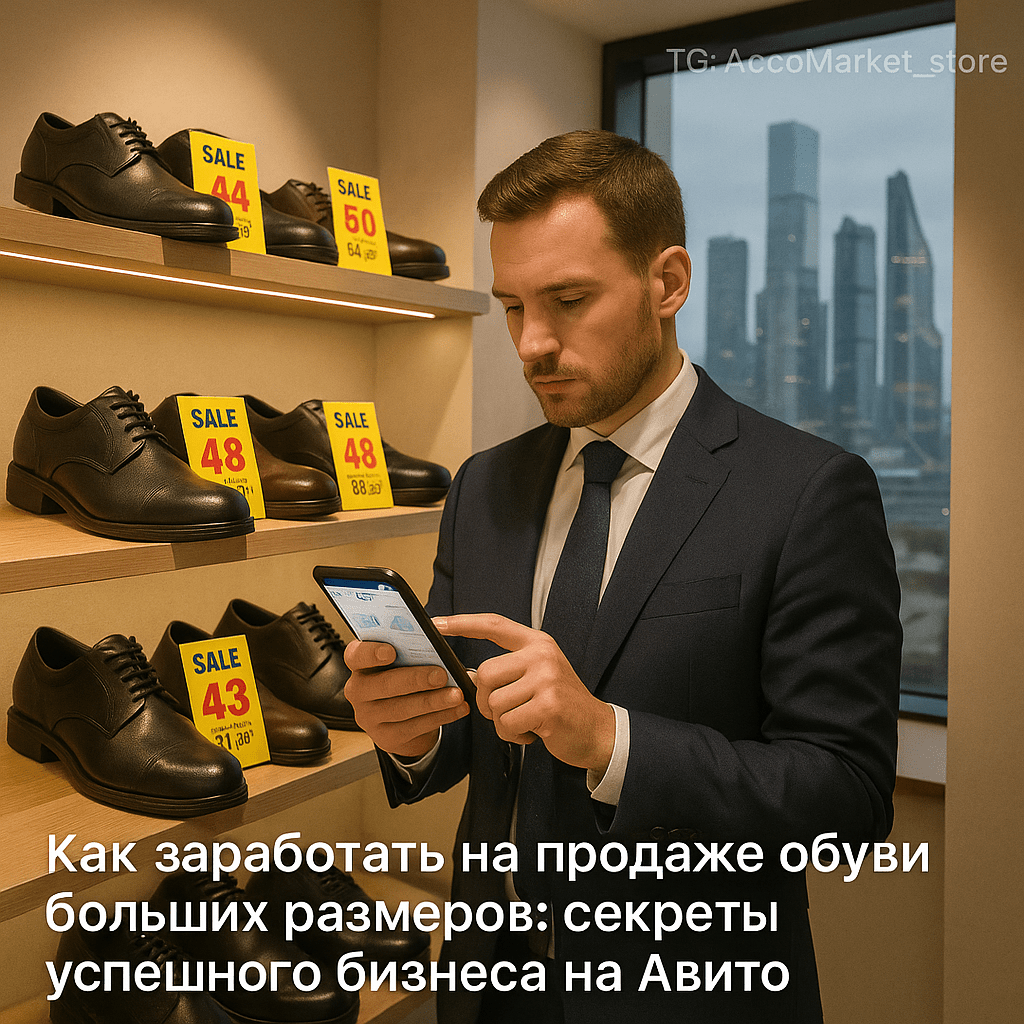 Как заработать на продаже обуви больших размеров: секреты успешного бизнеса на Авито
