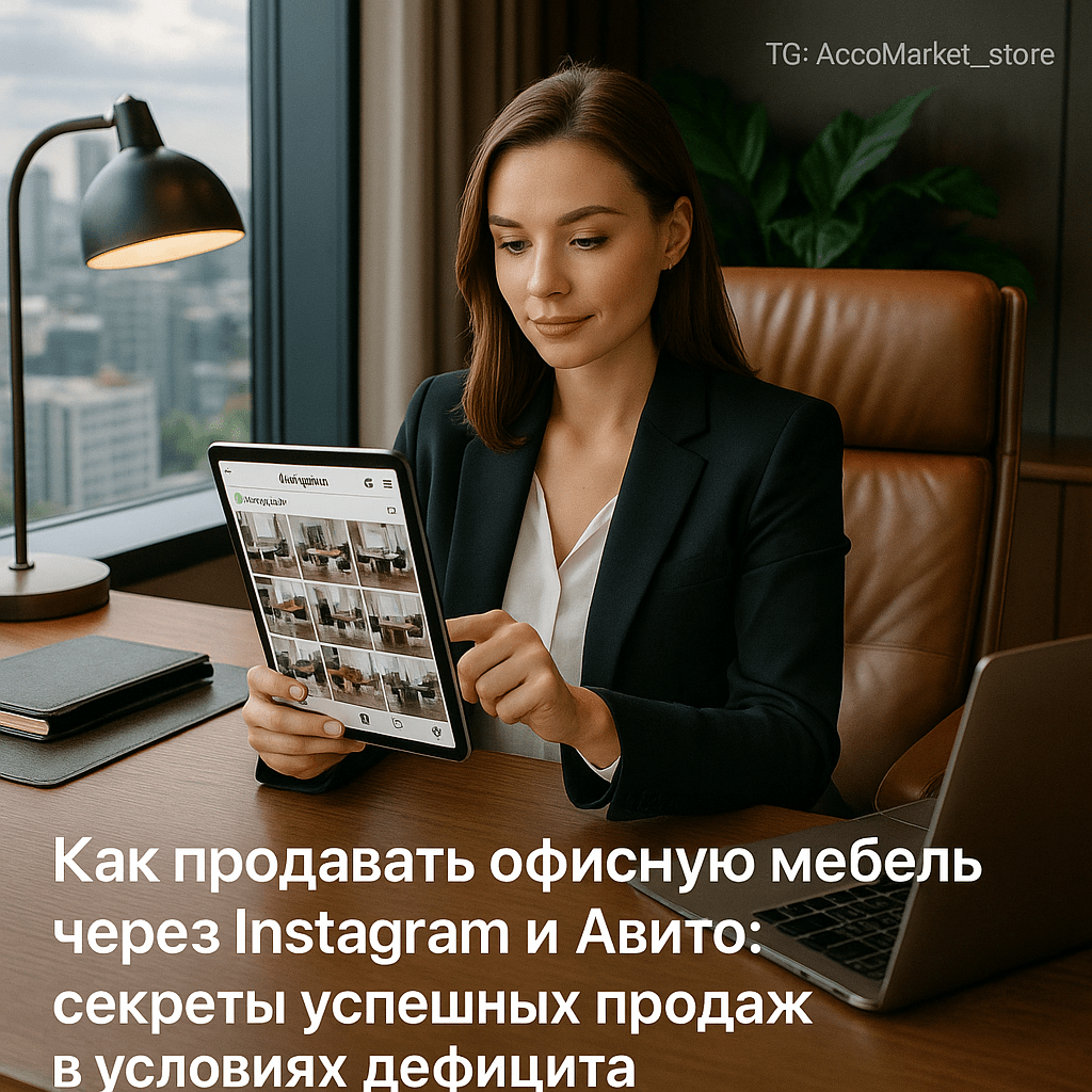 Как продавать офисную мебель через Instagram и Авито: секреты успешных продаж в условиях дефицита