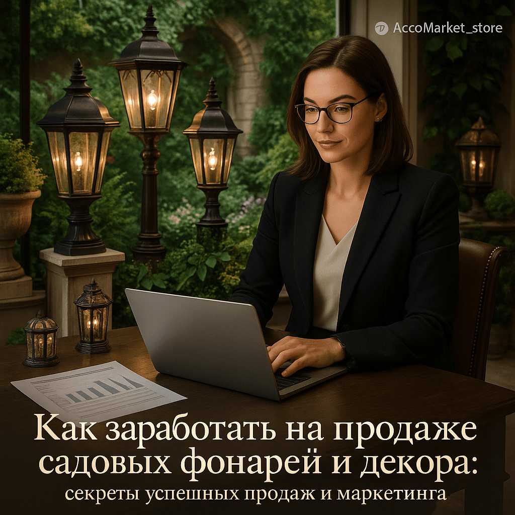 Как заработать на продаже садовых фонарей и декора на Авито: секреты успешных продаж и маркетинга
