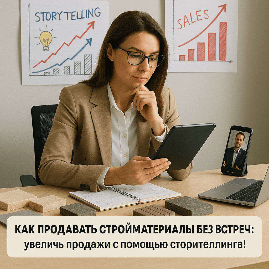 Как продавать стройматериалы без встреч: секреты успешного сторителлинга для онлайн-продаж