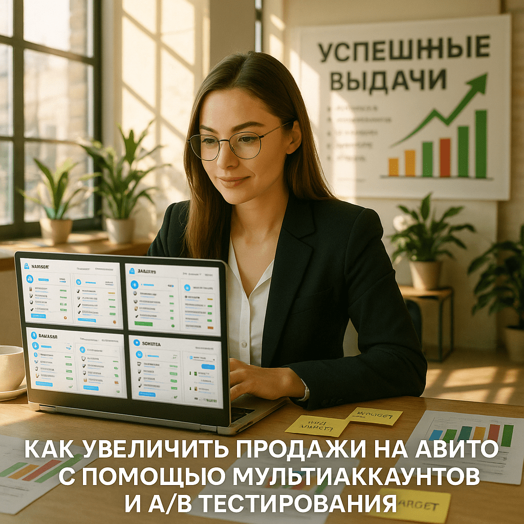 Как увеличить продажи на Авито с помощью мультиаккаунтов и А/Б тестирования: лучшие стратегии и советы
