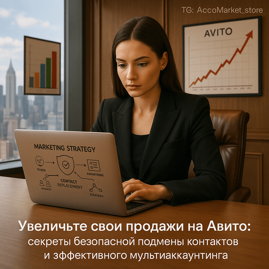 Увеличьте свои продажи на Авито: секреты безопасной подмены контактов и эффективного мультиаккаунтинга