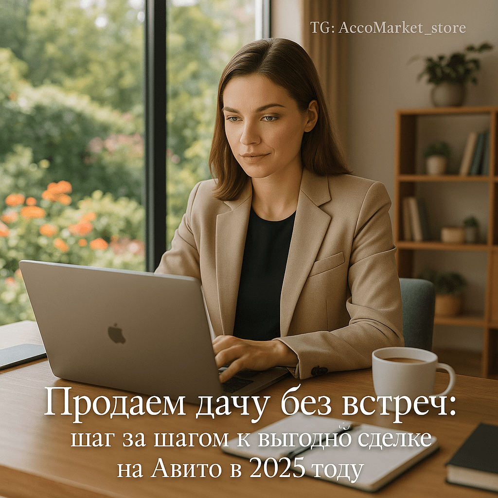 Продаем дачу без встреч: шаг за шагом к выгодной сделке на Авито в 2025 году
