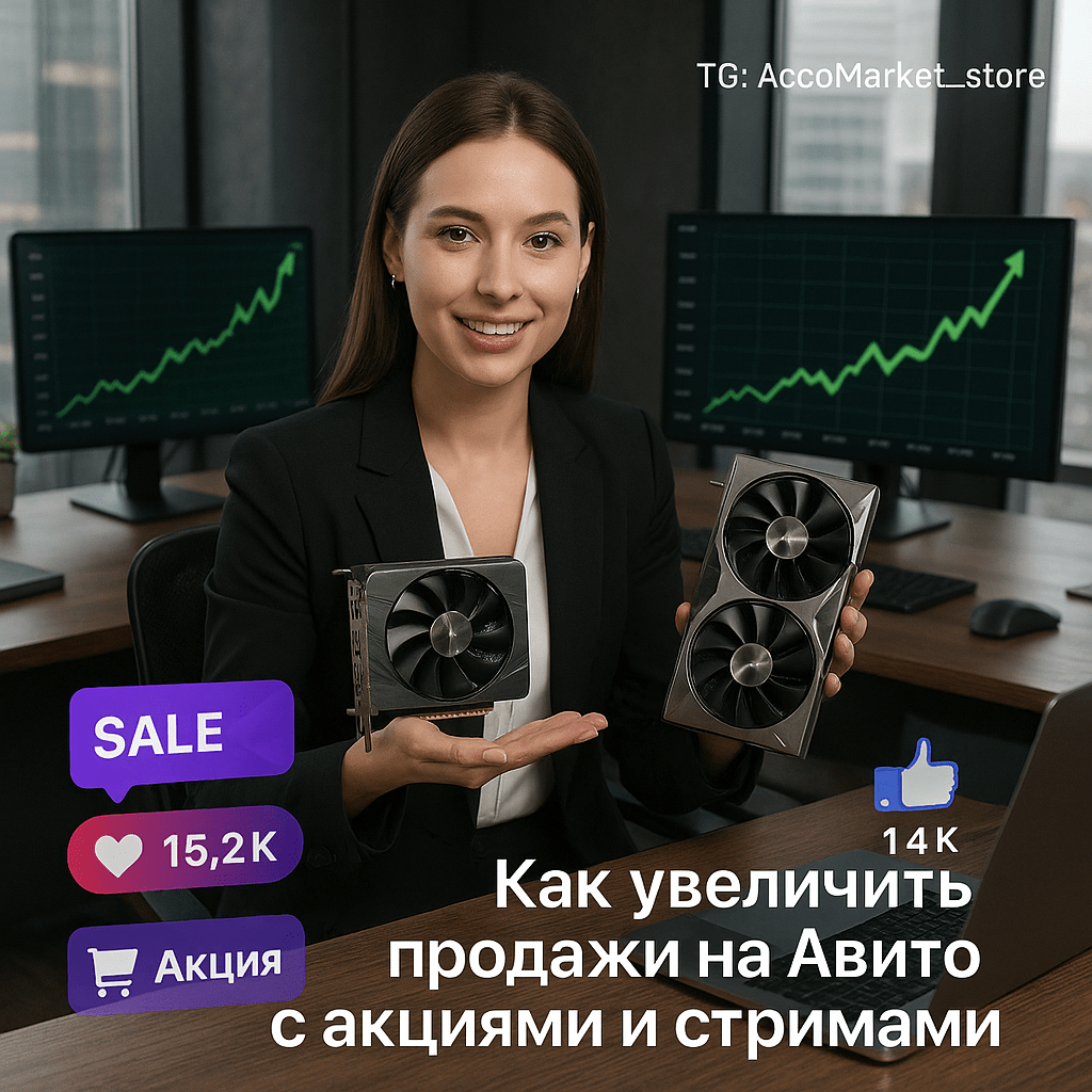 Увеличьте продажи компьютерных комплектующих: стратегический гид по эффективным стримам и акциям на Авито