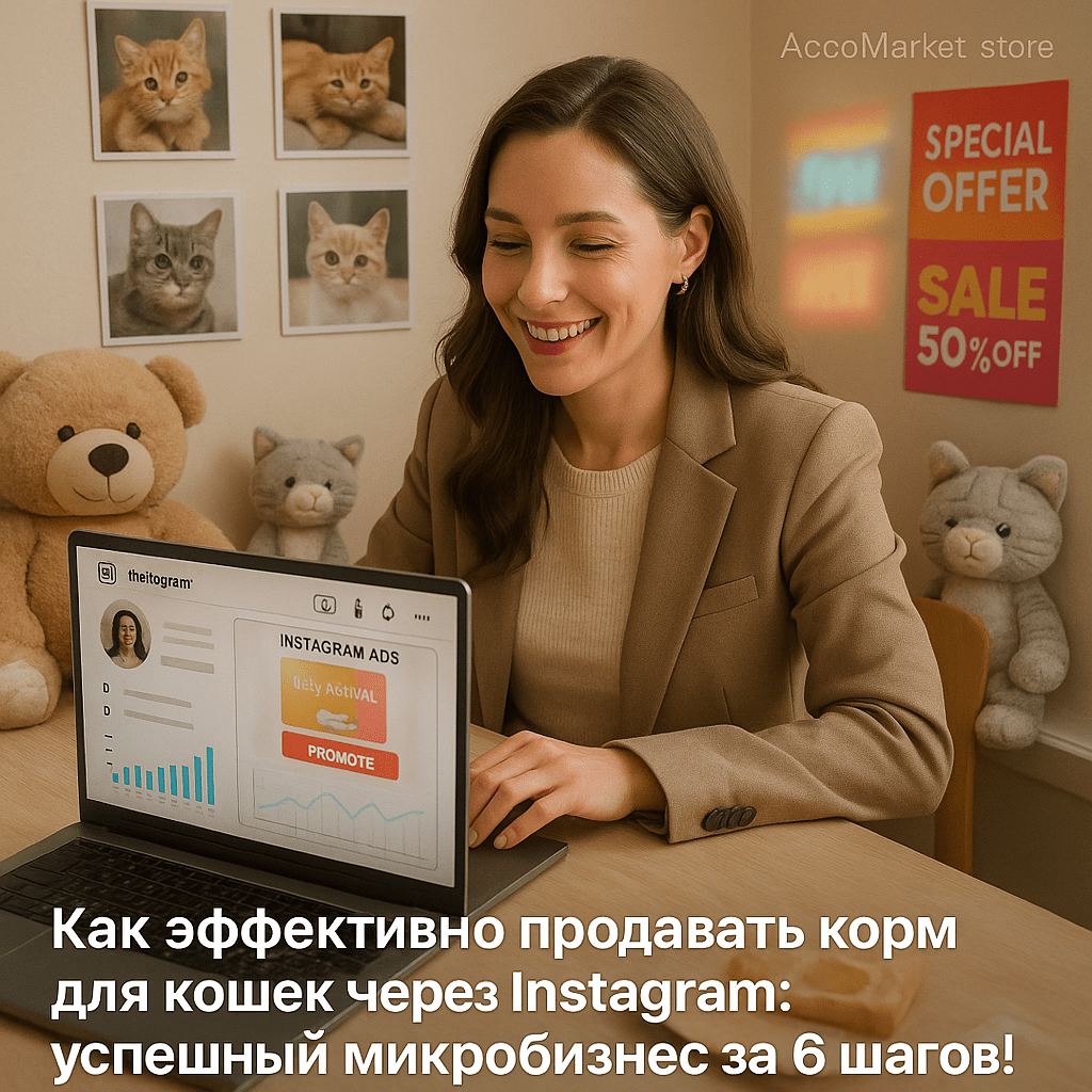 Как эффективно продавать корма для кошек через Instagram: пошаговое руководство для микробизнеса
