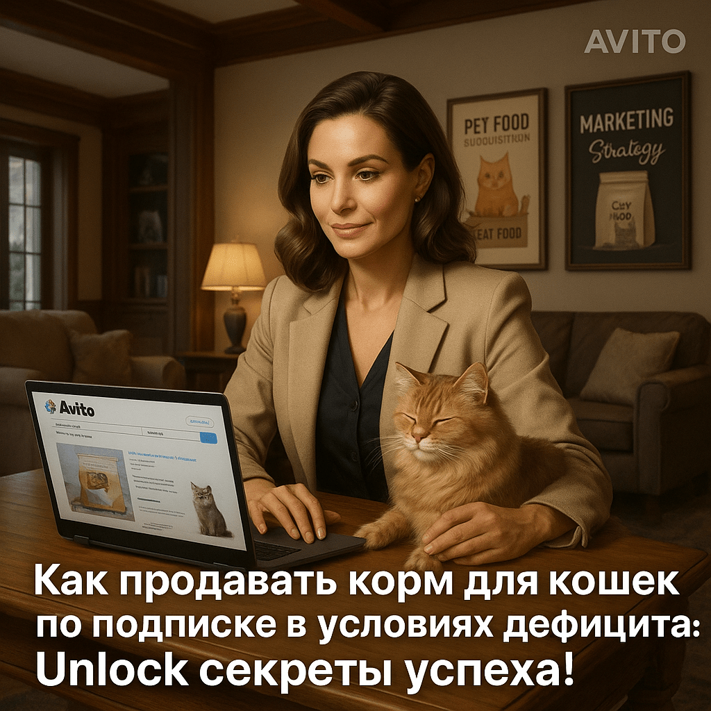 Продавайте корм для кошек по подписке в условиях дефицита: практическое руководство для успешных продаж на Авито
