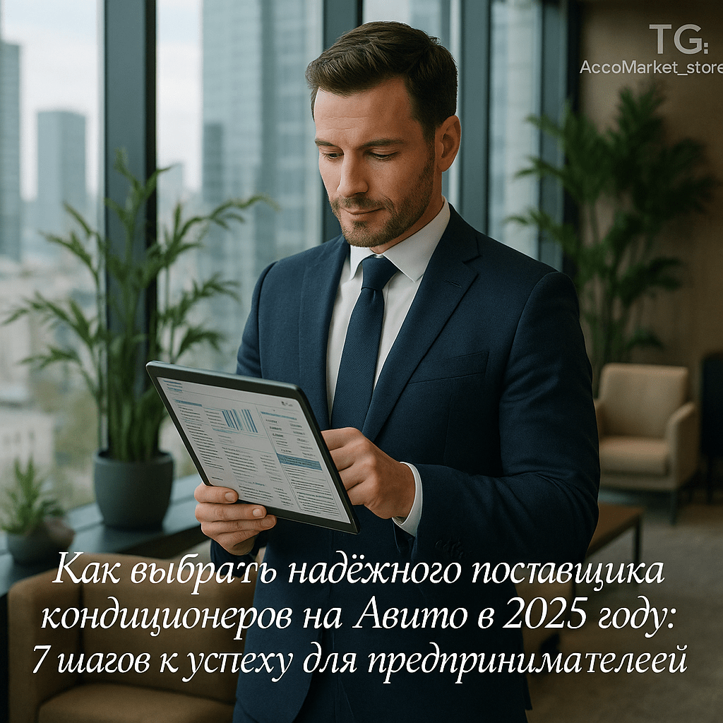 Как выбрать надежного поставщика кондиционеров на Авито в 2025 году: 7 шагов к успеху для предпринимателей