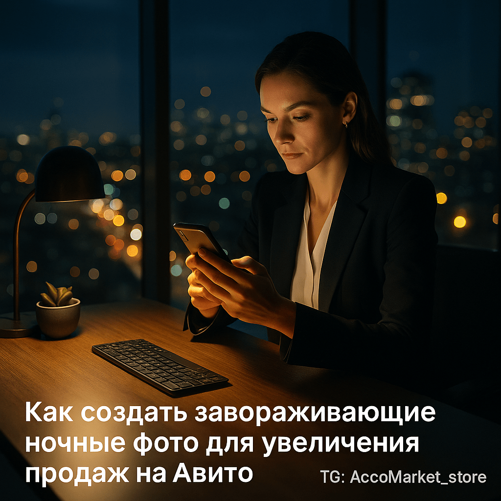 Как создать завораживающие ночные фото для увеличения продаж на Авито: секреты успешных объявлений для опытных продавцов
