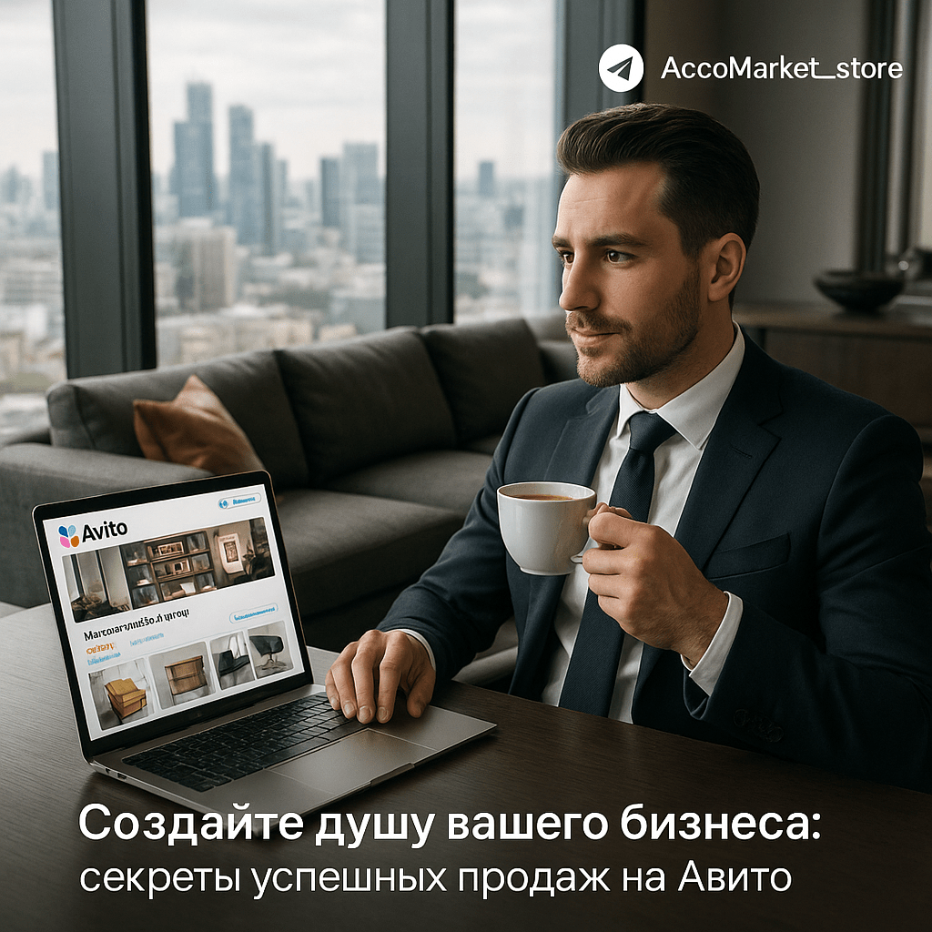 Создайте идеальный аккаунт "под витрину" на Авито: секреты успешных продаж и стратегии для максимальной живучести