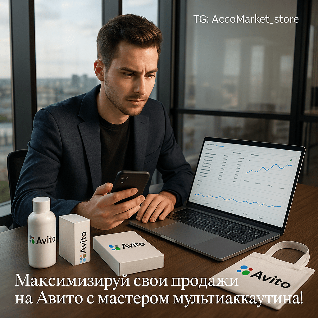 Максимизируй свои продажи на Авито: как эффективно использовать мультиаккаунтинг для достижения успеха в электронной коммерции