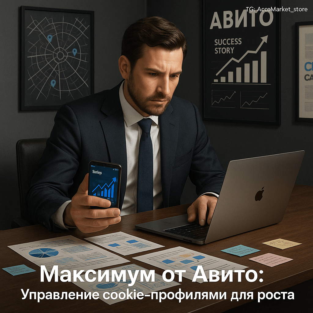Оптимизация продаж на Авито: Управление cookie-профилями для максимальной эффективности