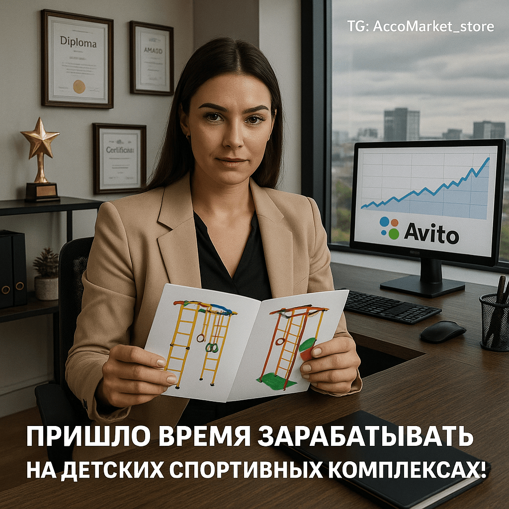 Заработок на продаже детских спортивных комплексов на Авито: пошаговое руководство для начинающих предпринимателей