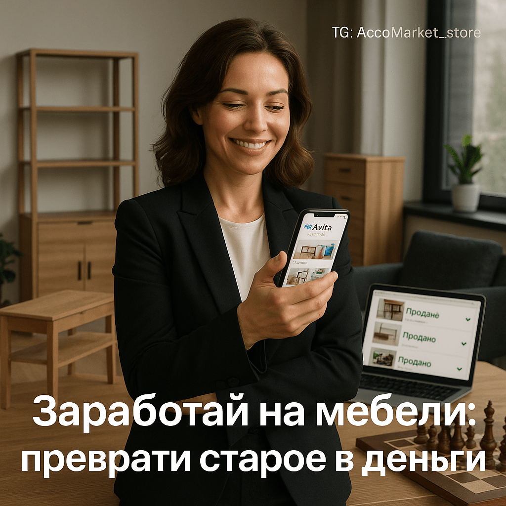 Заработок на мебели после съёмной квартиры: Как превратить старое в деньги на Авито за 2025 год