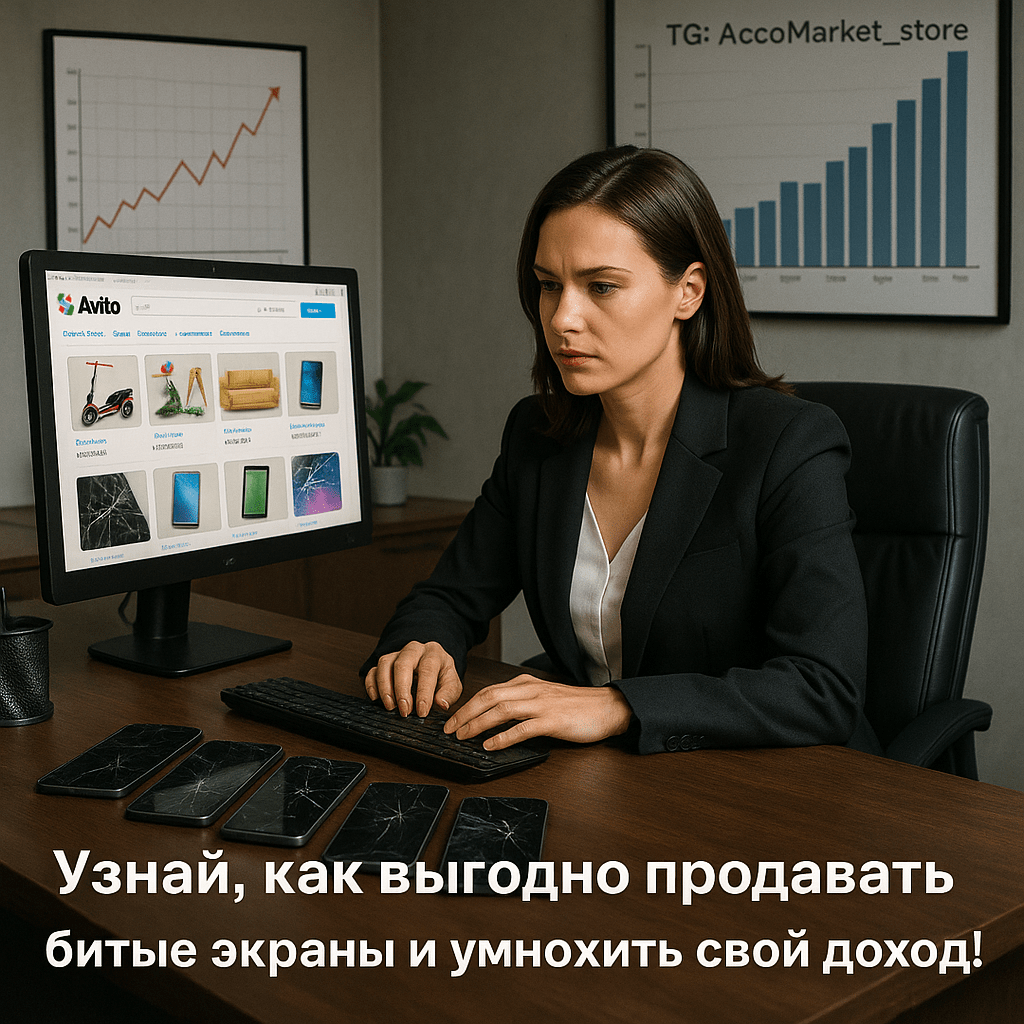 Заработок на Авито: как выгодно продавать смартфоны с битым экраном и умножить свой доход