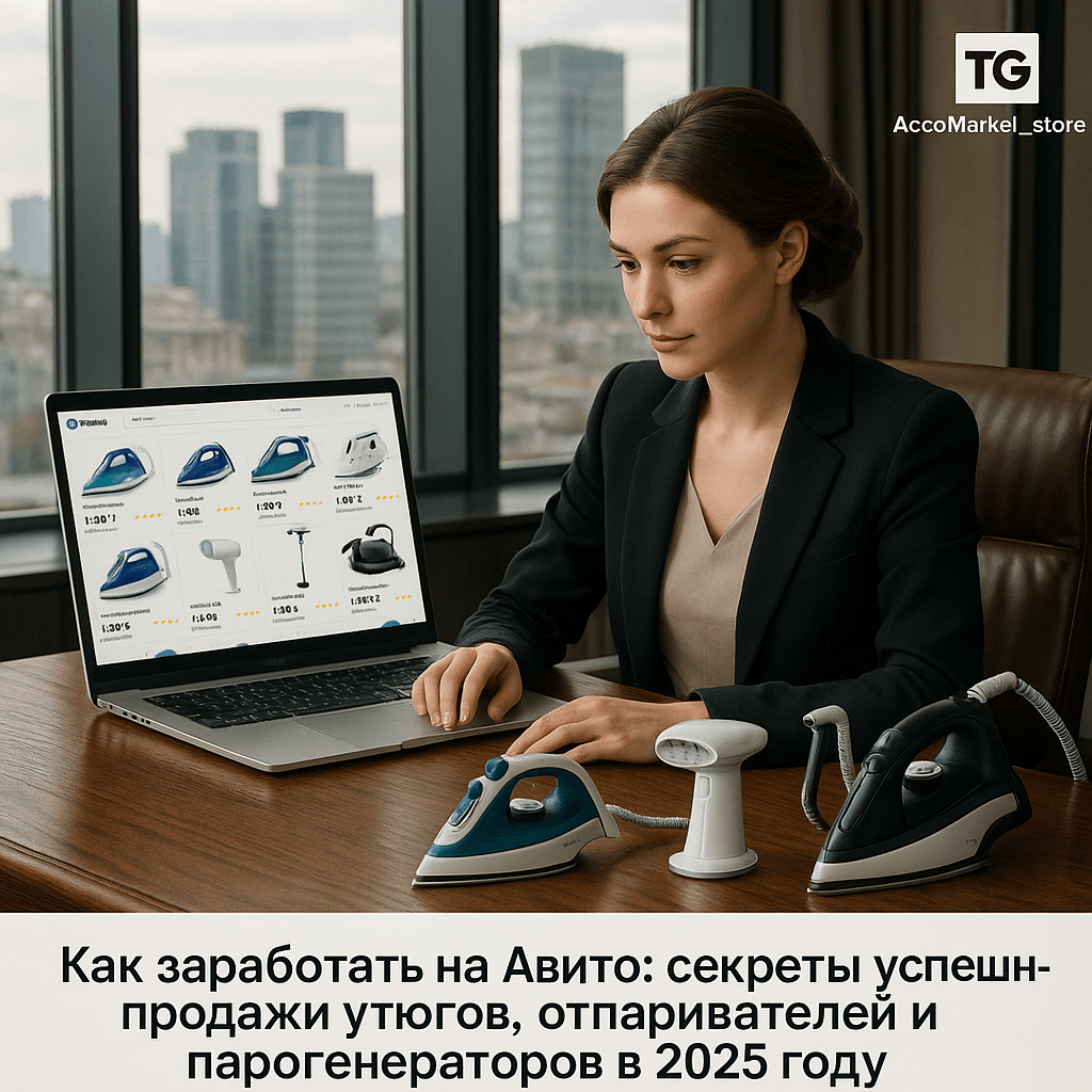 Как заработать на Авито: секреты успешной продажи утюгов, отпаривателей и парогенераторов в 2025 году