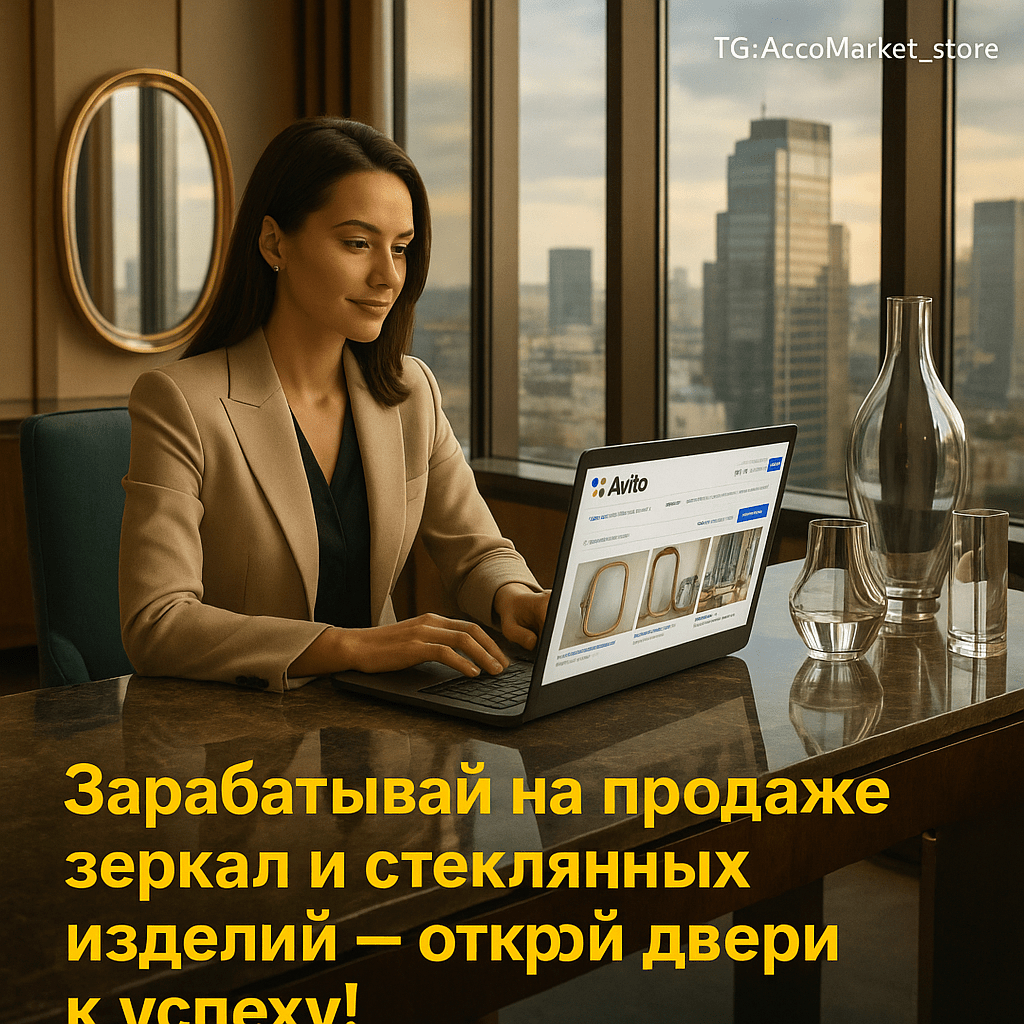 Как заработать на Авито: прибыльная продажа зеркал и стеклянных изделий с минимальными вложениями