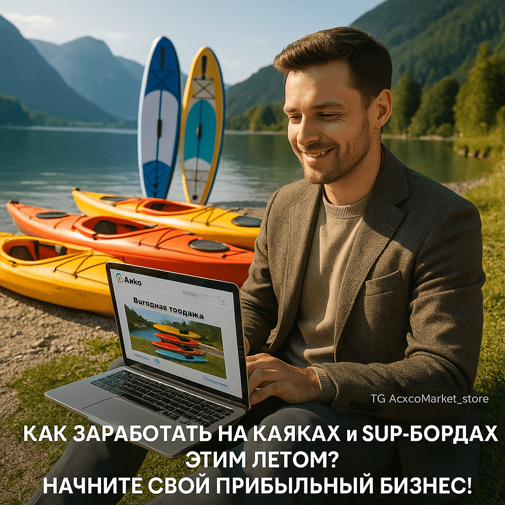 Заработок на каяках и SUP-бордах на Авито: как начать свой прибыльный бизнес этим летом