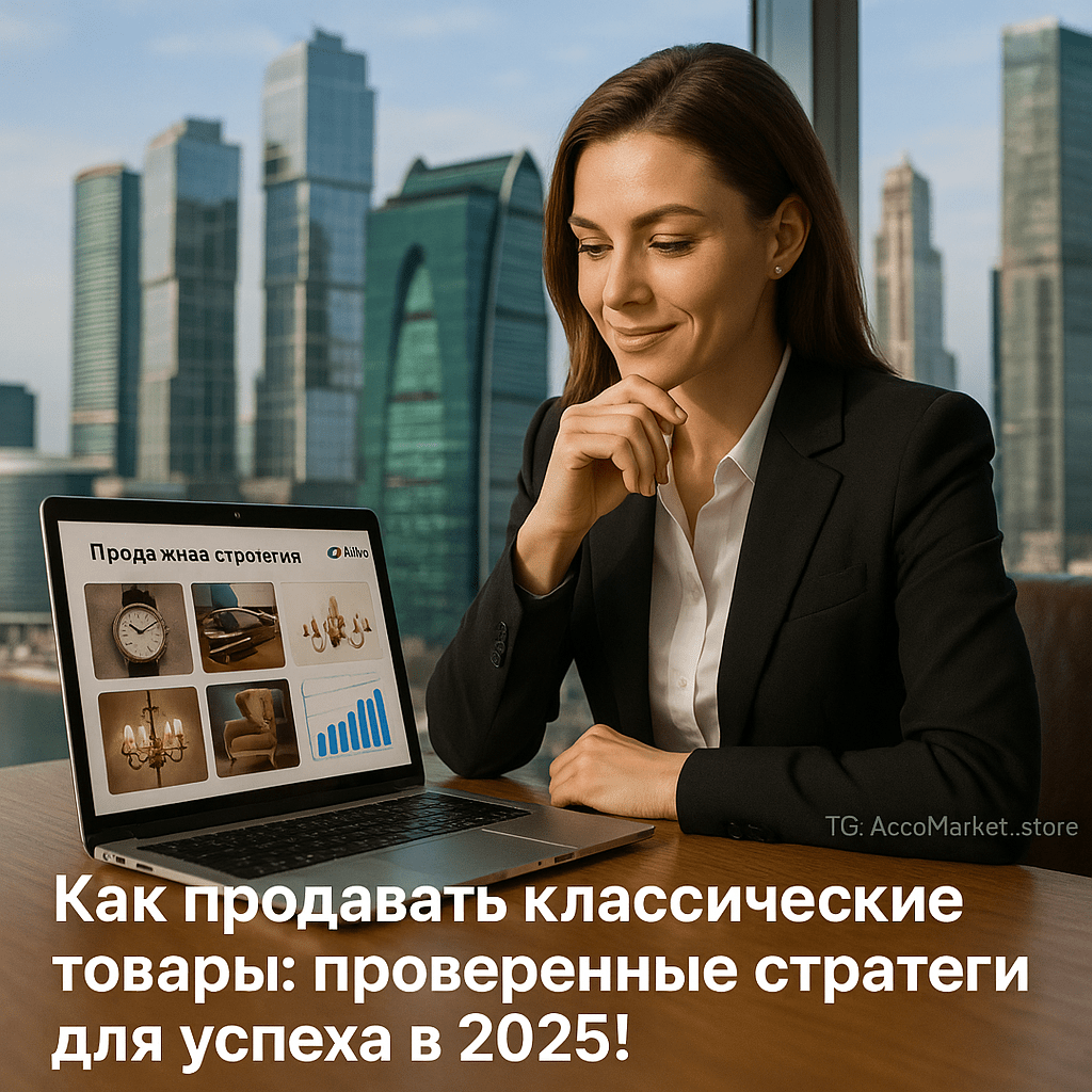 Как продать классические товары на Авито: проверенные стратегии для успеха в 2025 году