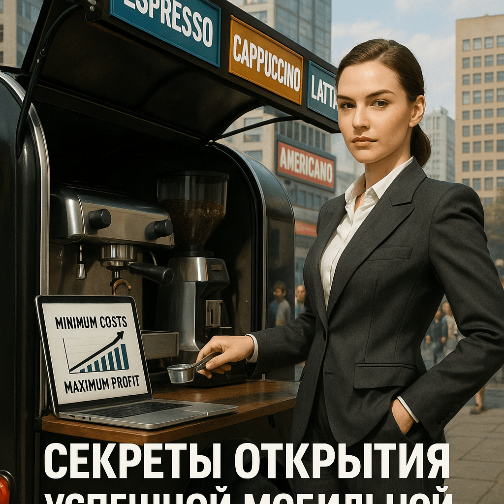 Как открыть успешную мобильную кофейню на прицепе: секреты низких затрат и высокой прибыли
