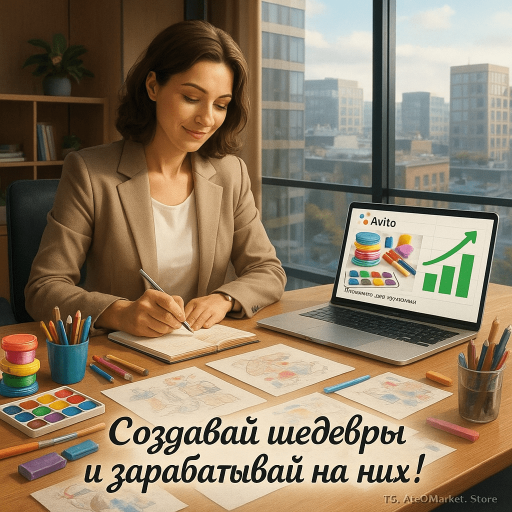 Как зарабатывать на хобби: лучшие комплекты для творчества на Авито в 2025 году