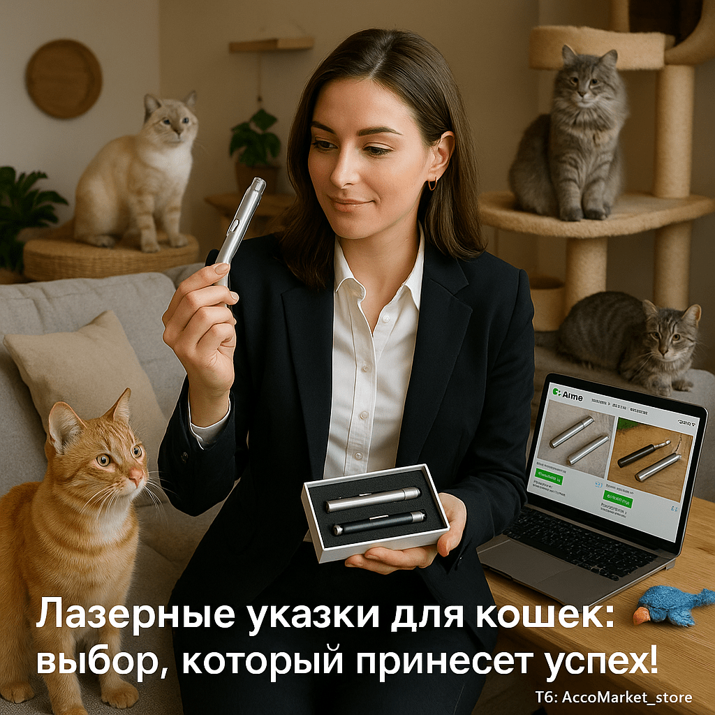 Как выбрать безопасные и увлекательные лазерные указки для кошек: успешные стратегии продаж на Авито