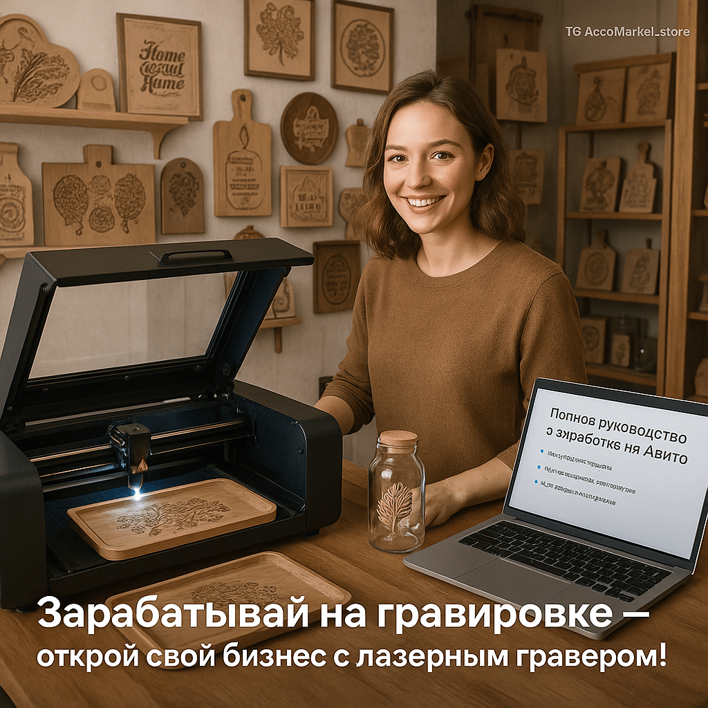 Как заработать на гравировке индивидуальных изделий с помощью лазерного гравера на Авито: Полное руководство для начинающих предпринимателей