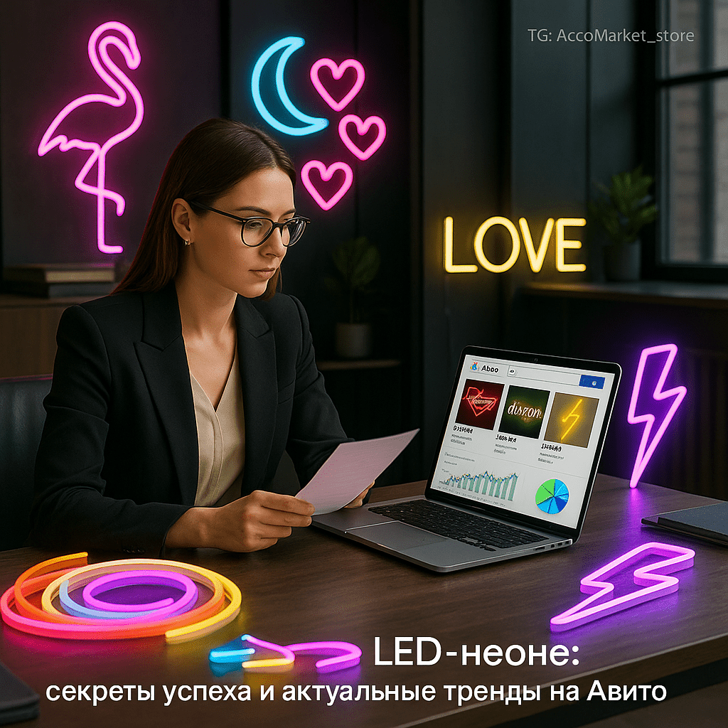 Заработок на LED-неоне: секреты успеха и актуальные тренды на Авито