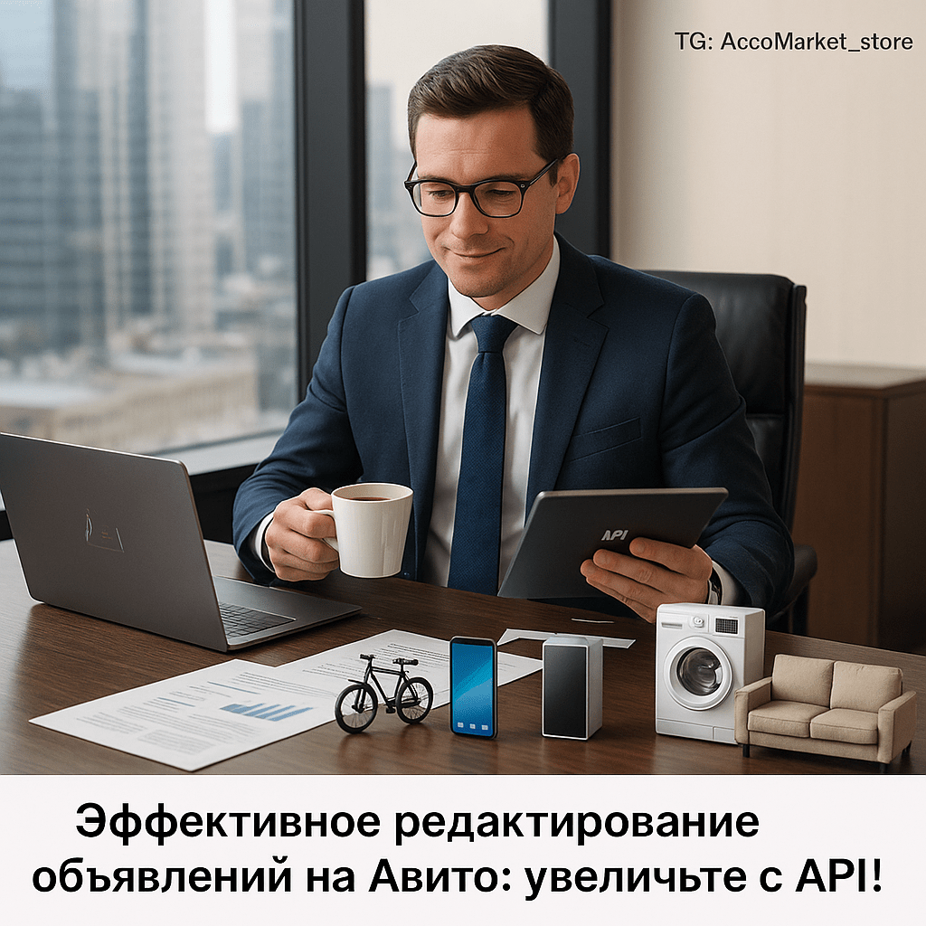 Массовое редактирование объявлений на Авито через API: как увеличить доход и сэкономить время профессионалам рынка