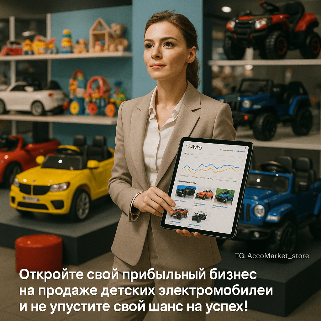 Как открыть прибыльный бизнес на продаже детских электромобилей на Авито и не упустить свой шанс на успех