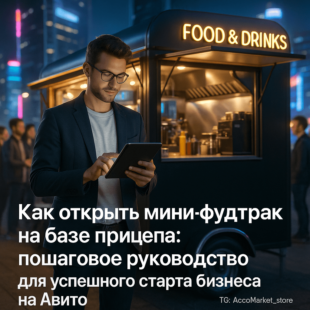 Как открыть мини-фудтрак на базе прицепа: пошаговое руководство для успешного старта бизнеса на Авито