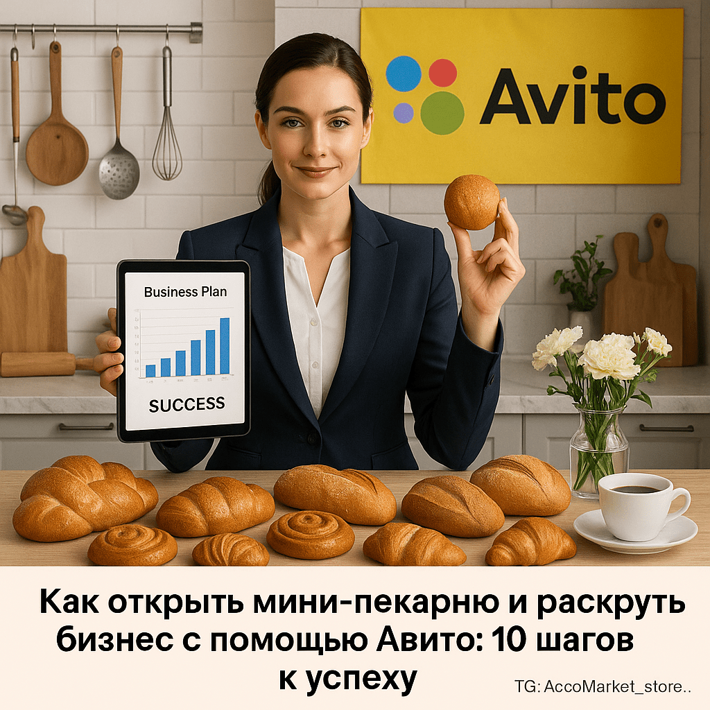Как открыть мини-пекарню и раскрутить бизнес с помощью Авито: 10 шагов к успеху