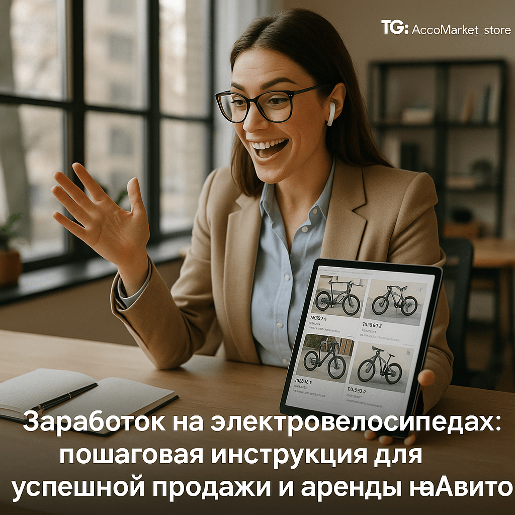 Заработок на электровелосипедах: пошаговая инструкция по успешной продаже и аренде на Авито