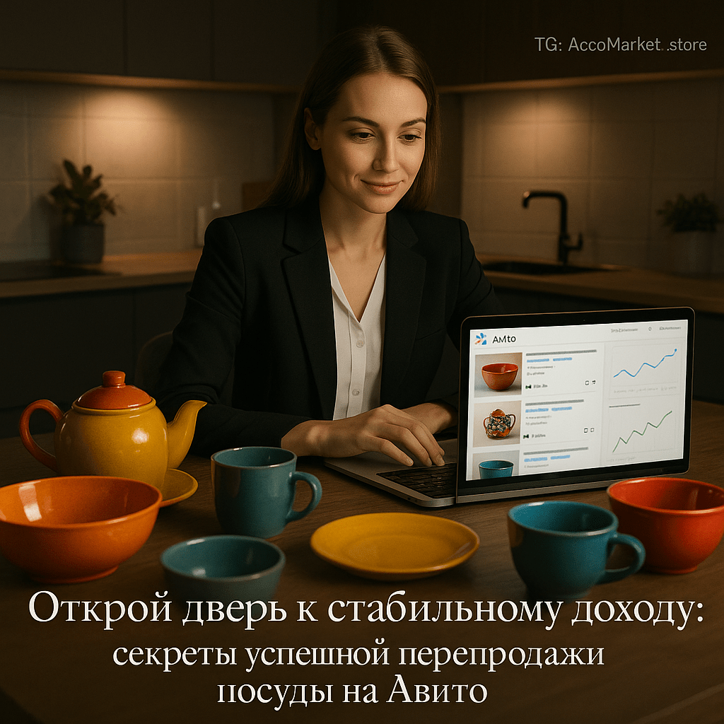 Как зарабатывать на перепродаже посуды на Авито: пошаговое руководство к успеху и стабильному доходу
