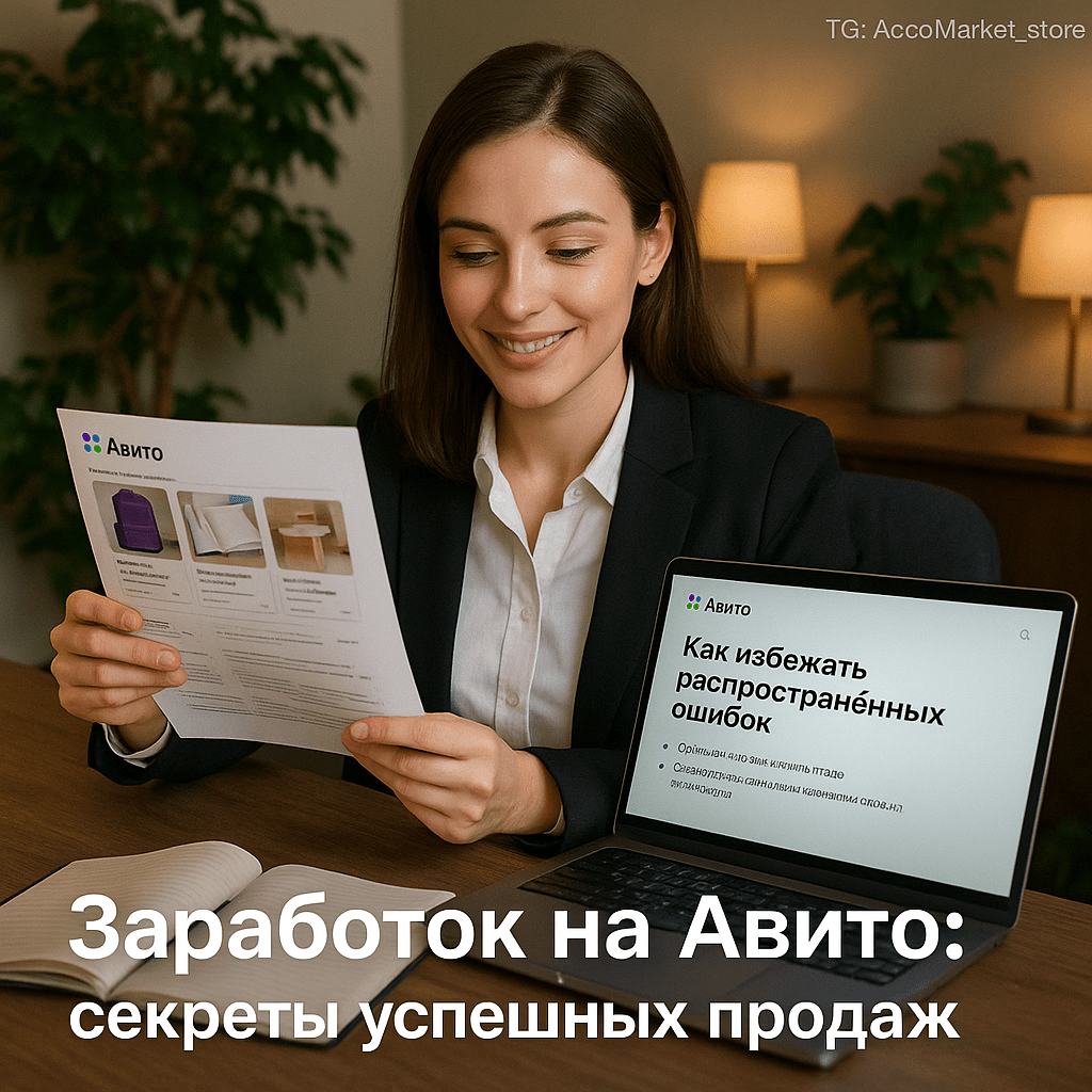 Заработок на Авито: как продавать учебные материалы и избегать распространенных ошибок