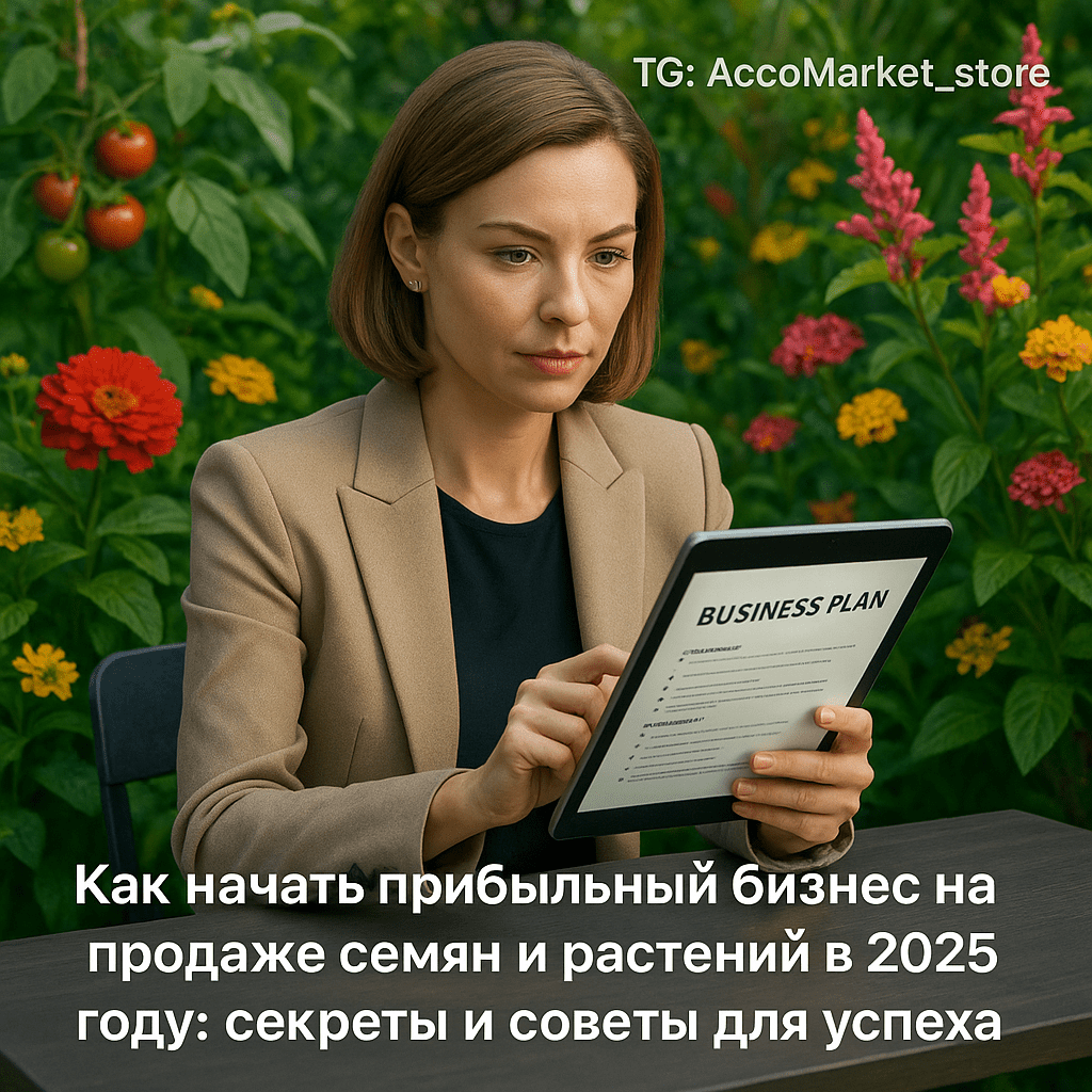 Как начать прибыльный бизнес на продаже семян и растений в 2025 году: секреты и советы для успеха
