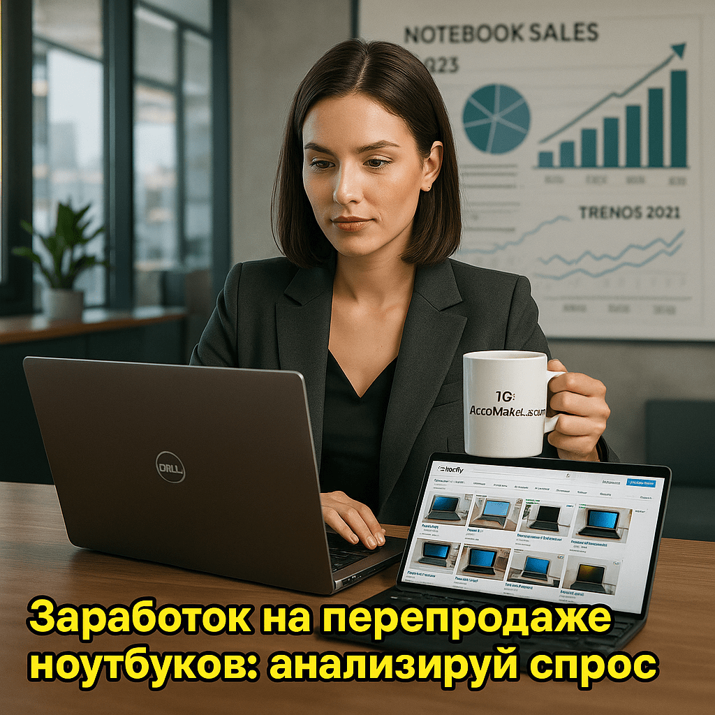 Перепродажа ноутбуков на Авито: как заработать, анализируя спрос и тренды 2025 года