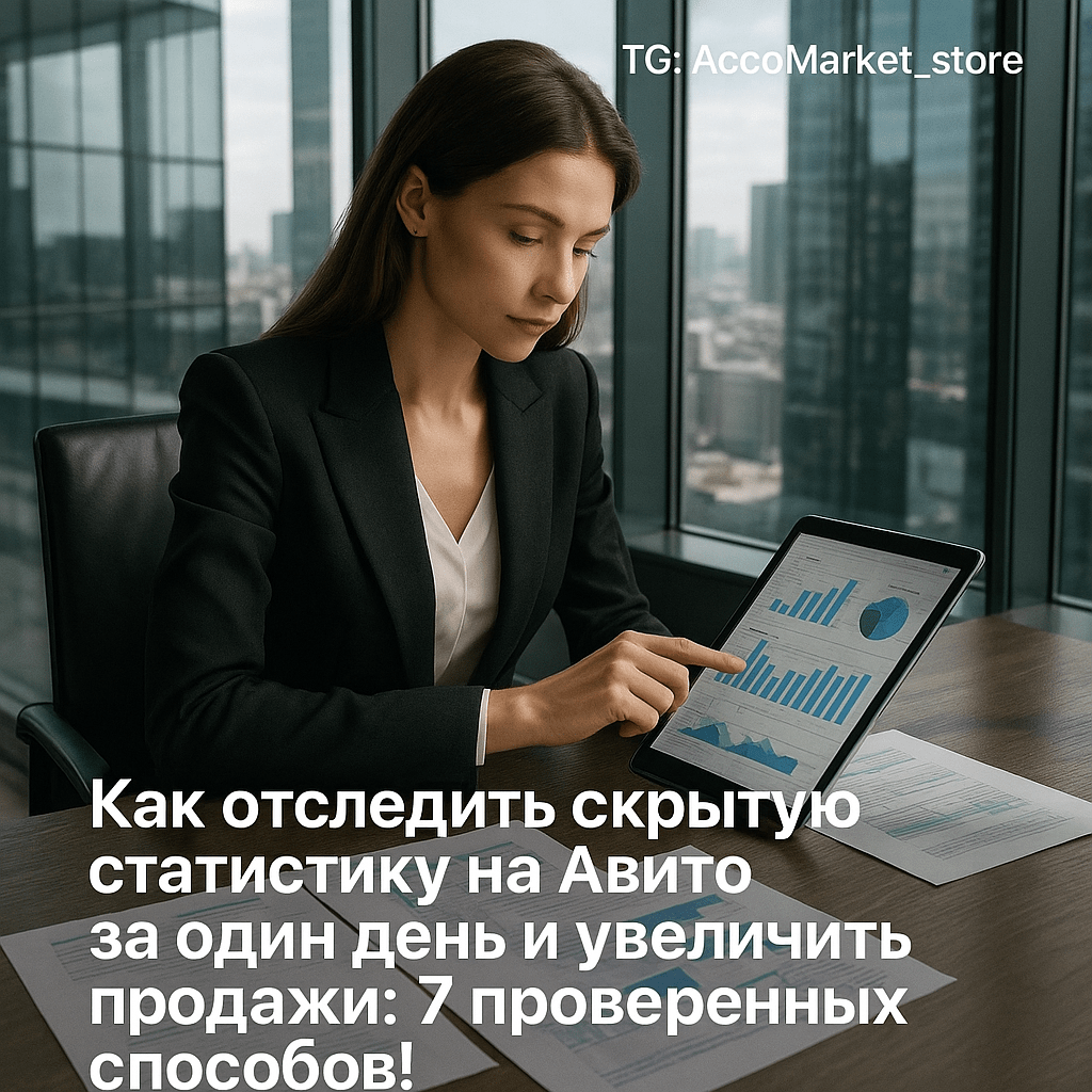 Как отследить скрытую статистику на Авито за один день и увеличить продажи: 7 проверенных способов