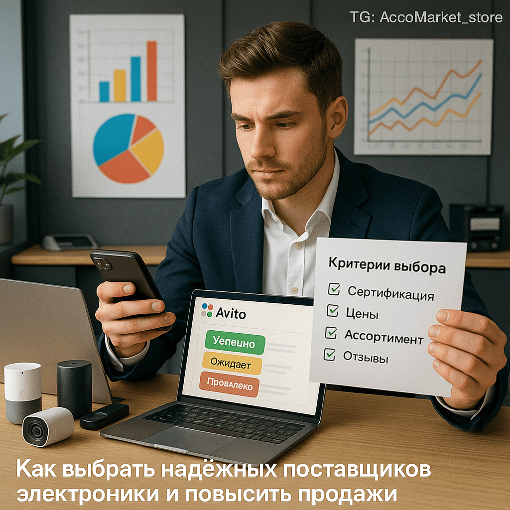 Как выбрать надежных поставщиков комплектующих для электроники на Авито и повысить продажи?