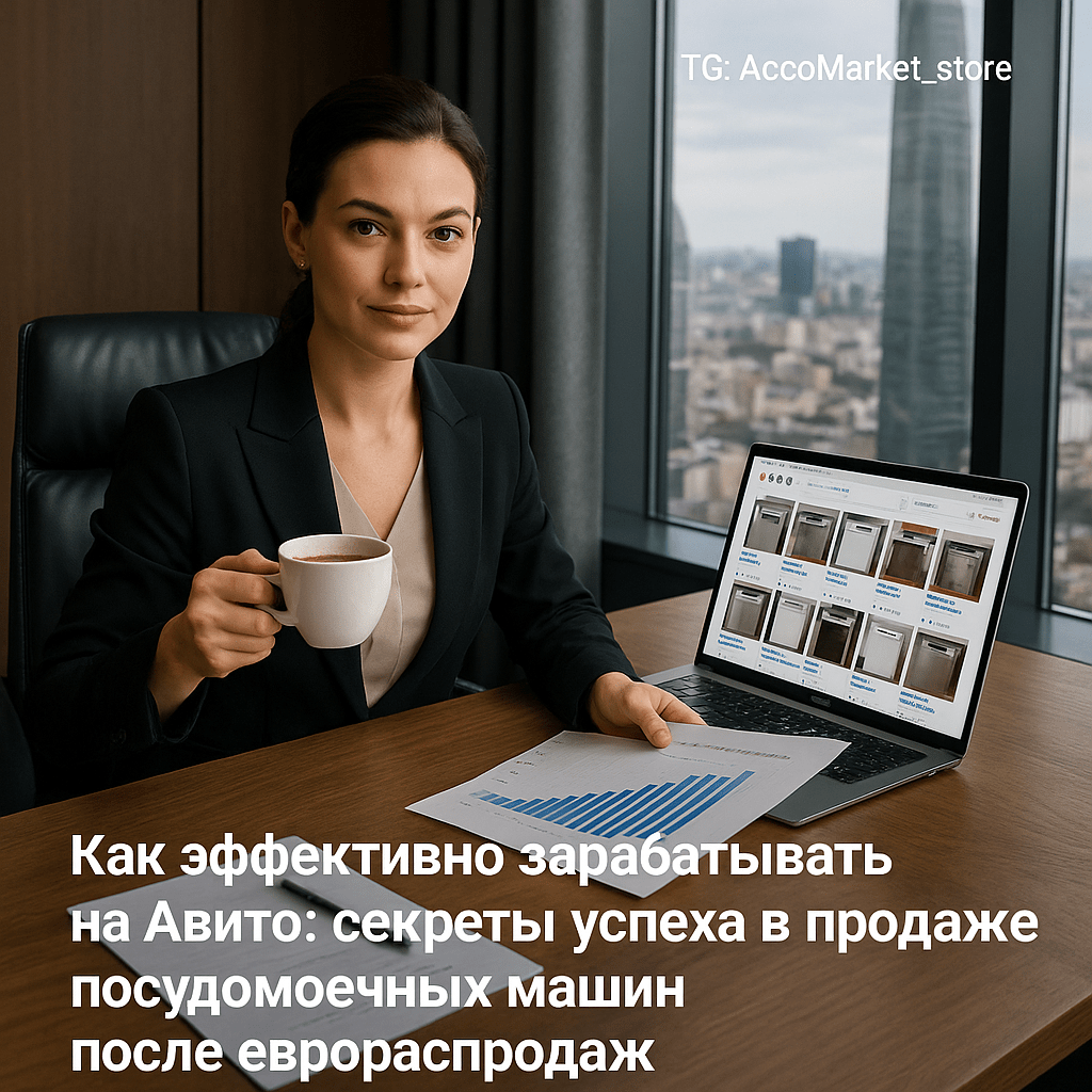 Как эффективно зарабатывать на Авито: секреты успеха в продаже посудомоечных машин после еврораспродаж