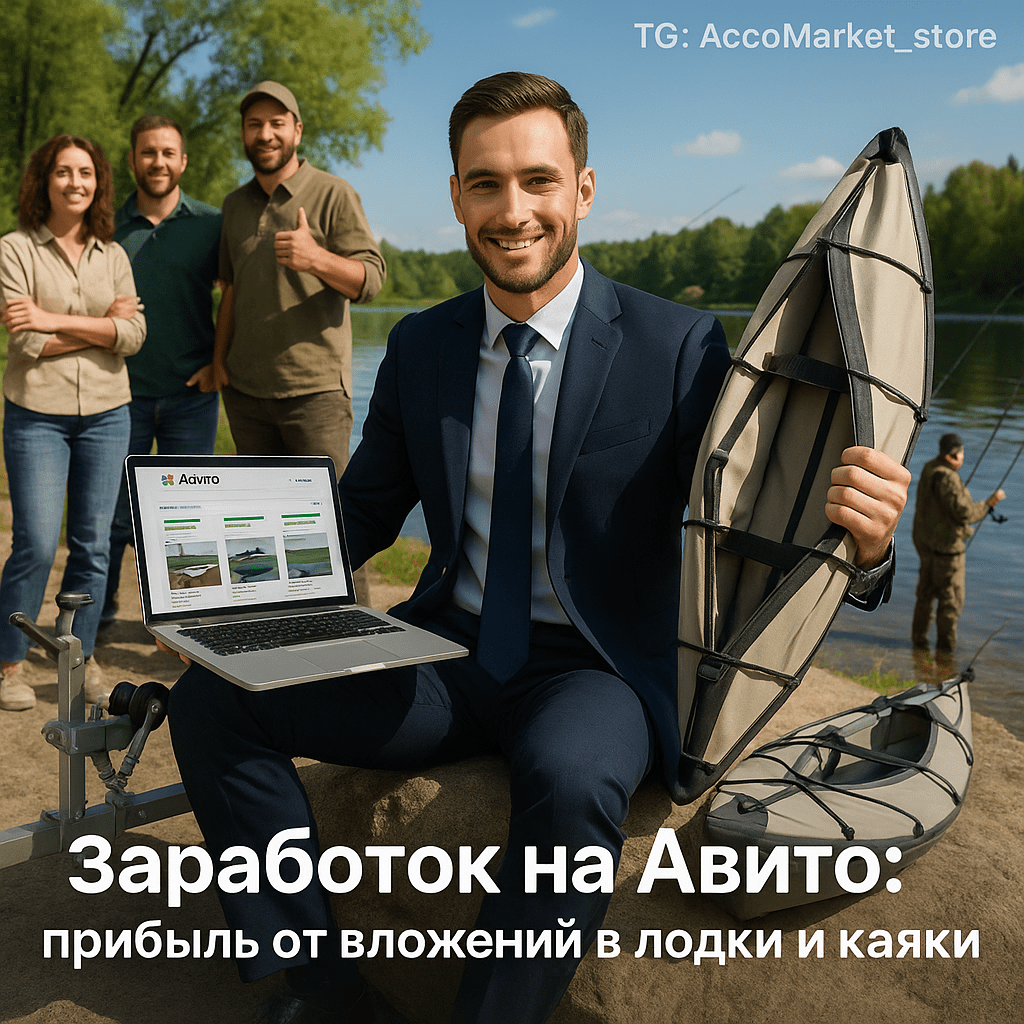 Заработок на Авито: как превратить продажу прицепов-лодок и каяков в стабильный источник дохода для рыболовов и любителей активного отдыха