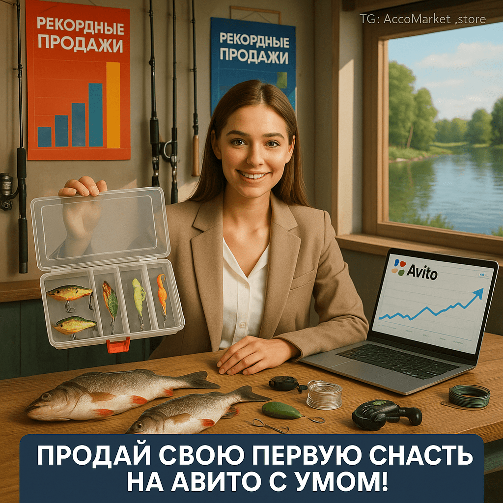 Как продавать рыболовные снасти на Авито: успешные стратегии для начинающих рыбаков