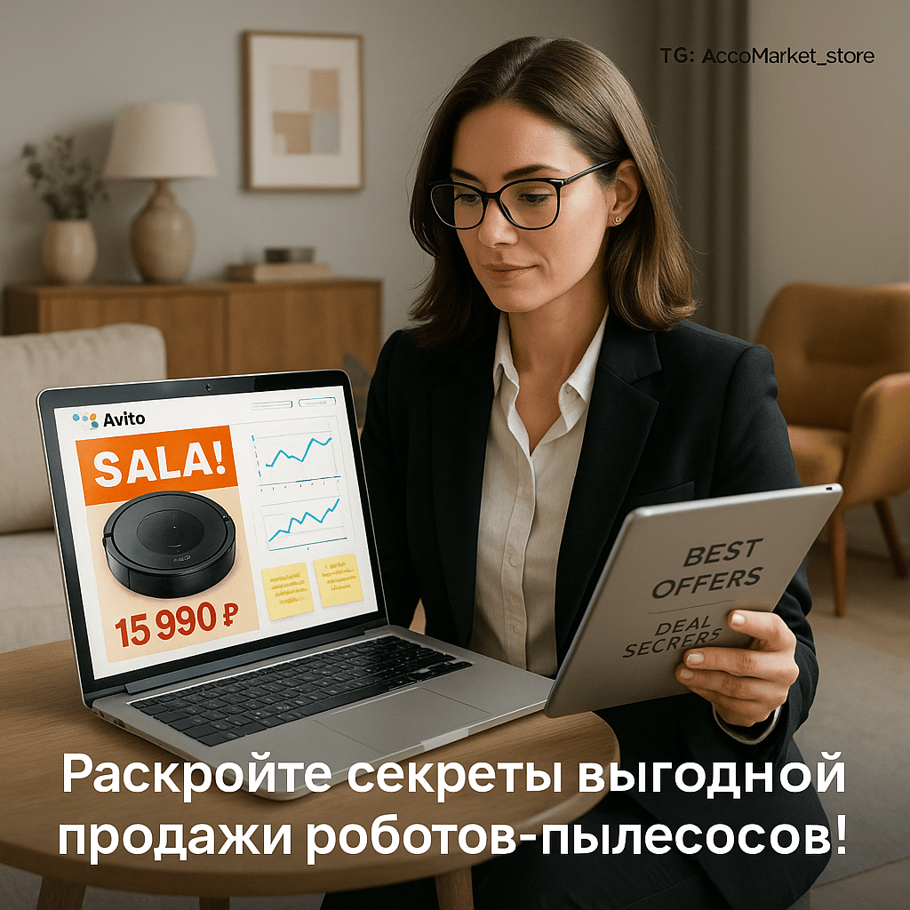 Как выгодно продавать роботы-пылесосы на Авито: секреты успешных сделок и лучшие акции для покупок