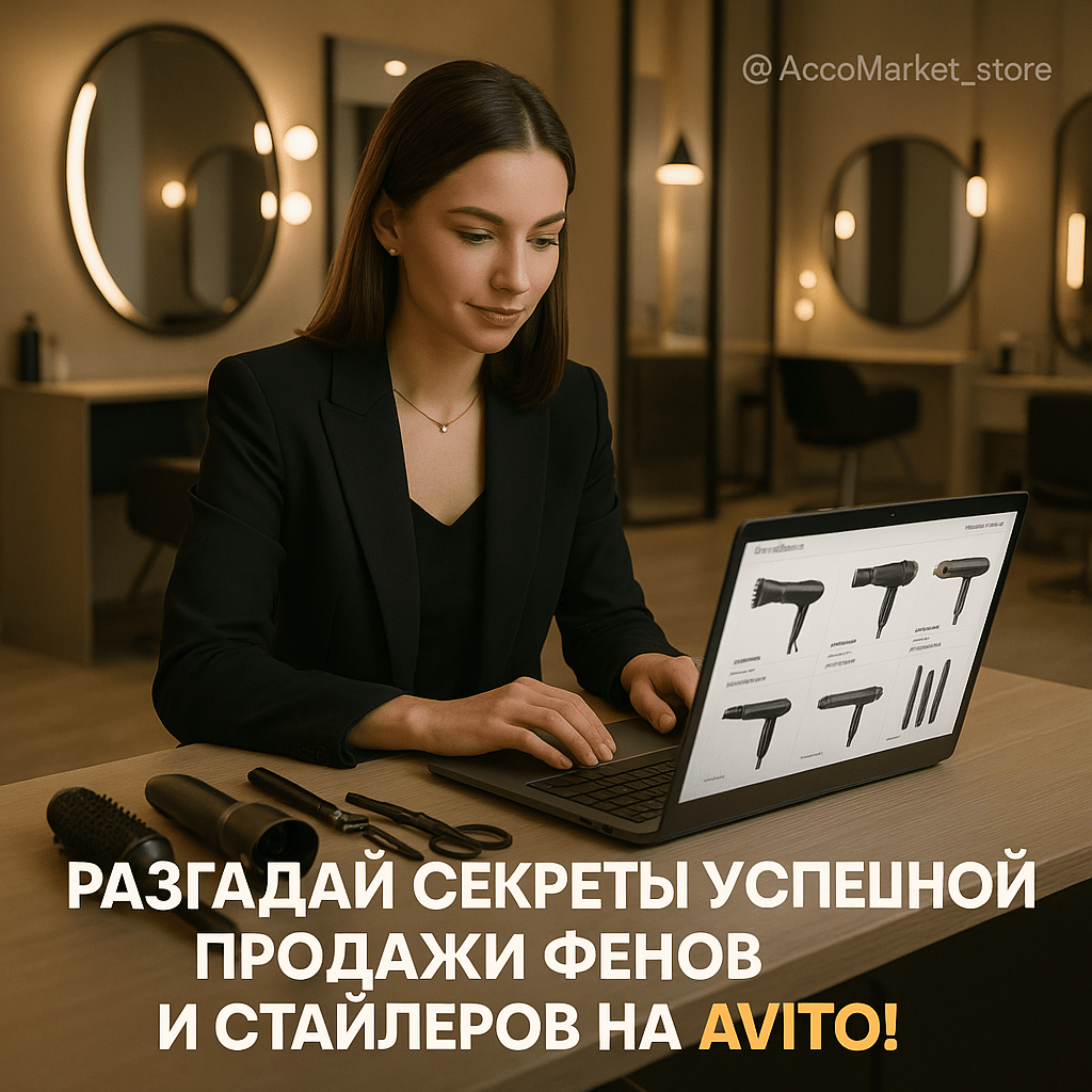Как успешно продавать фены и стайлеры на Авито: секреты профессионалов в индустрии красоты