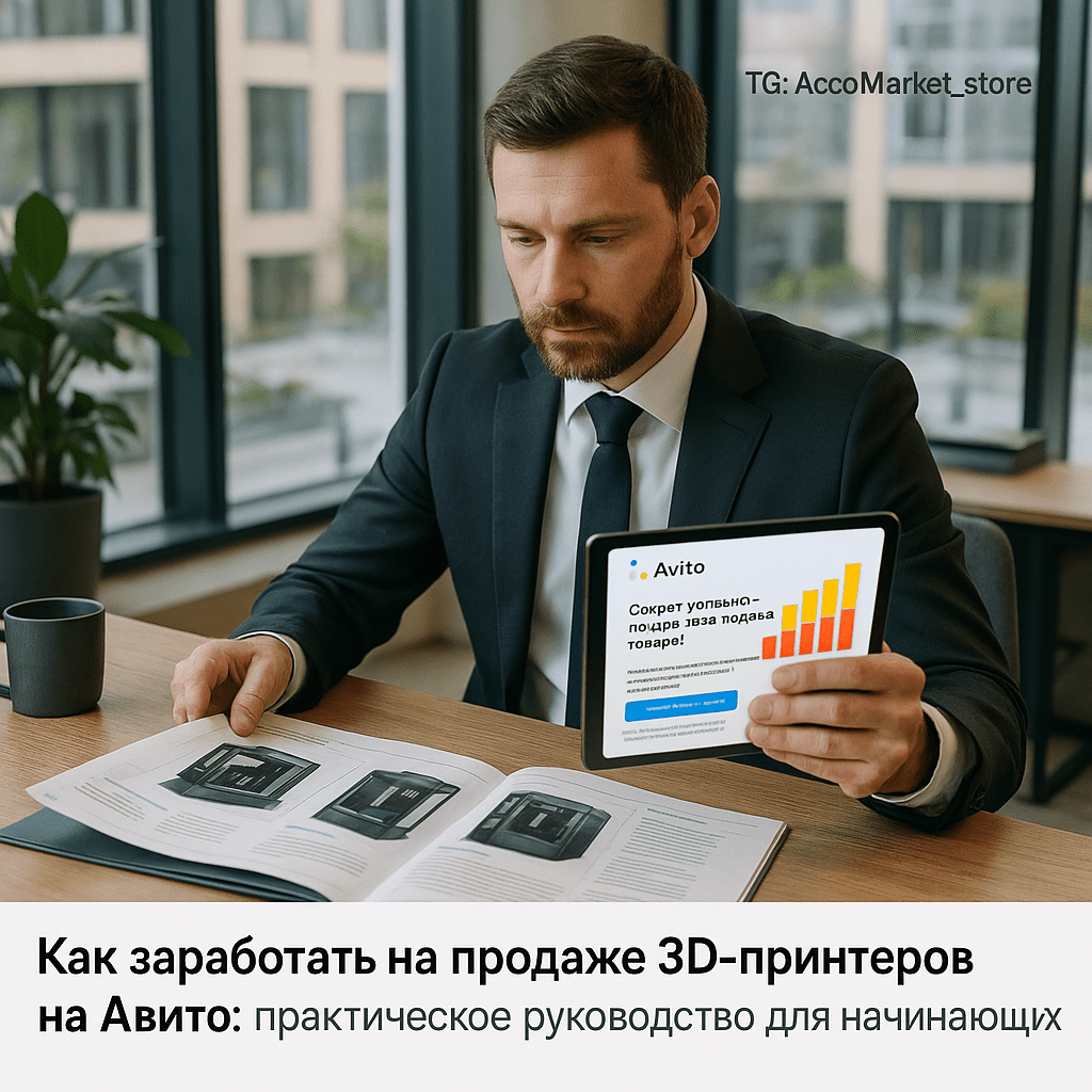Как заработать на продаже профессиональных 3D-принтеров на Авито: практическое руководство для начинающих