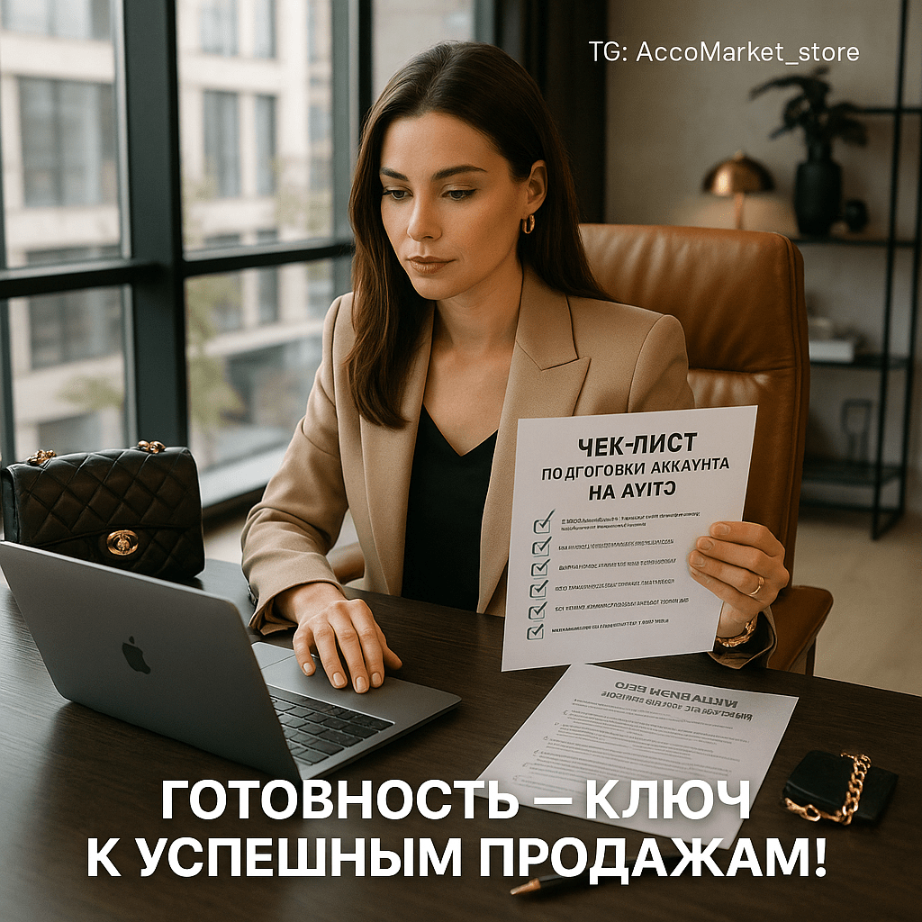 Готовьте аккаунт на Авито: чек-лист подготовки для успешных продаж и роста репутации