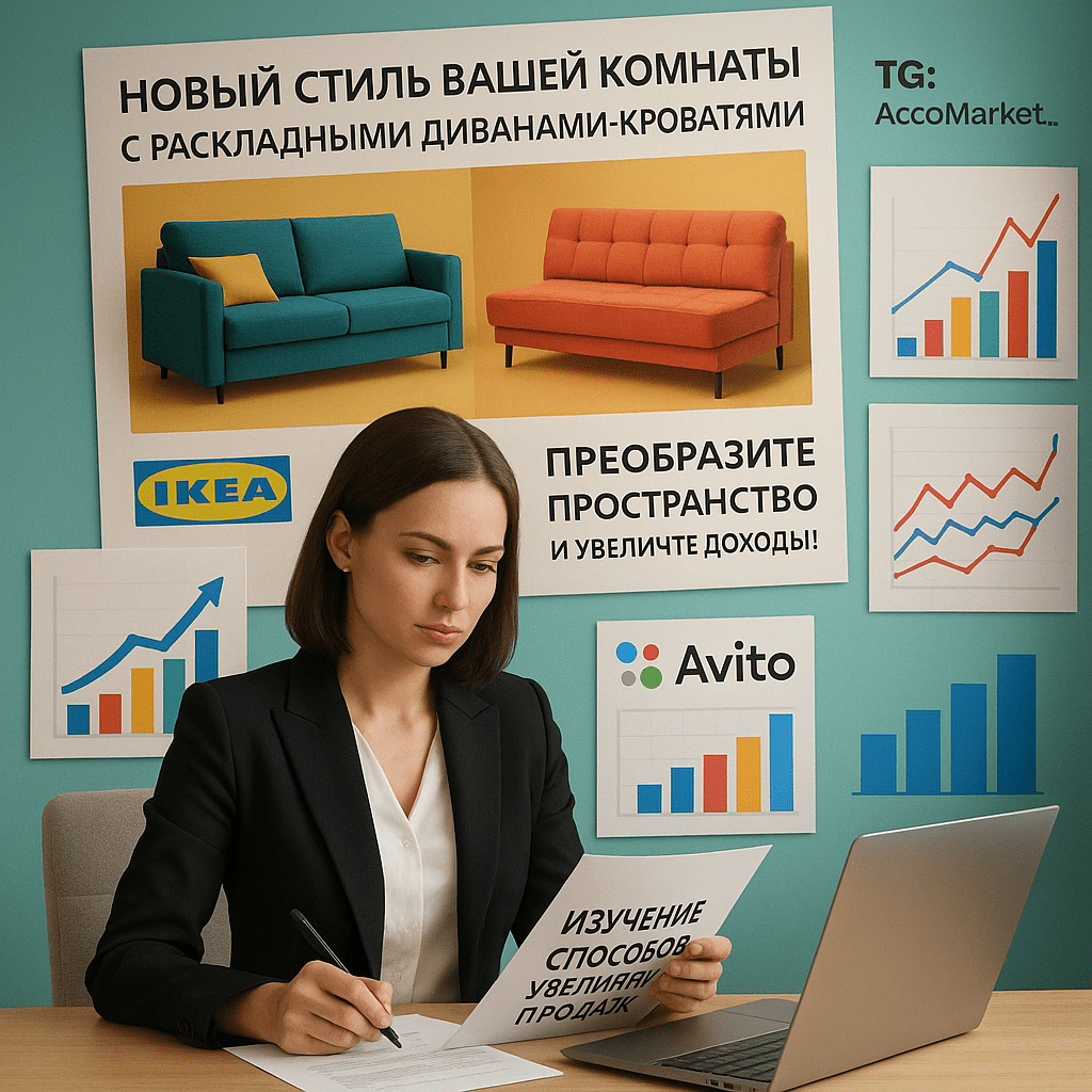 Как раскладные диваны-кровати IKEA изменят ваше пространство и повысят продажи на Авито?