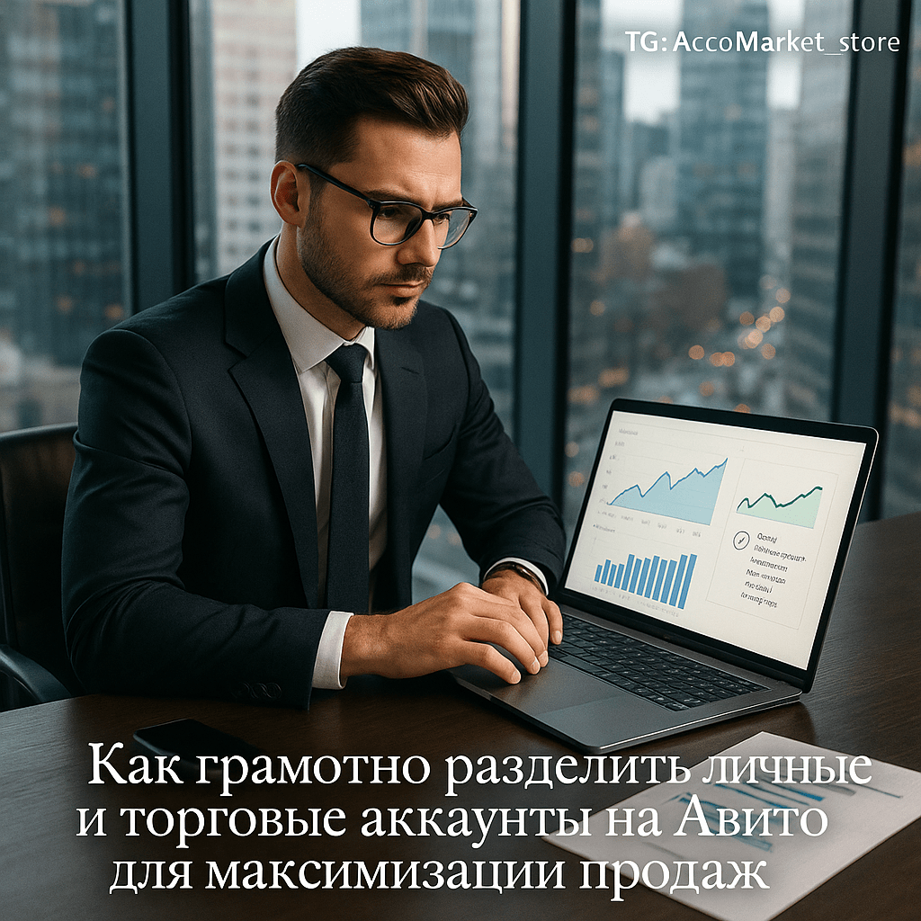 Как грамотно разделить личные и торговые аккаунты на Авито для максимизации продаж: секреты успеха для каждого продавца