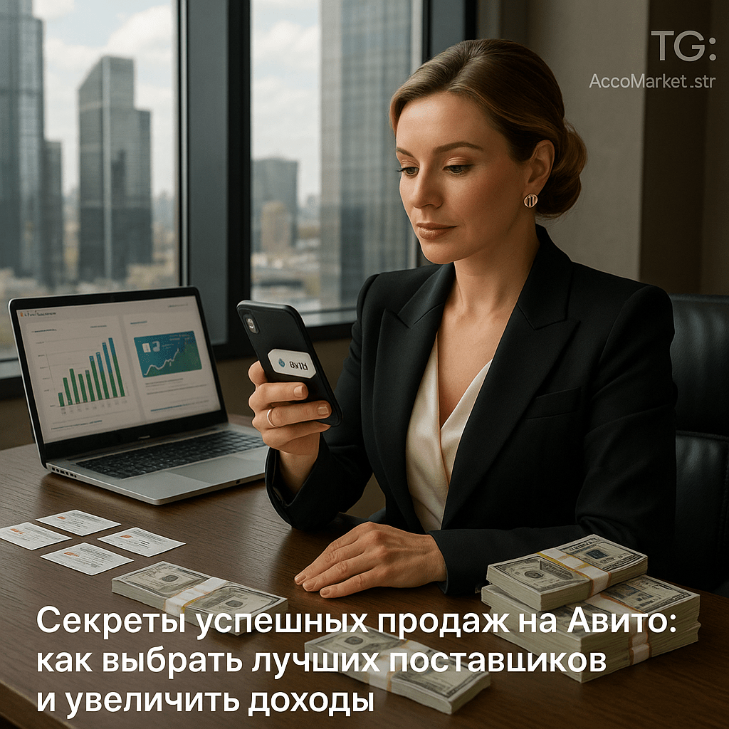 Секреты успешных продаж на Авито: как выбрать лучших поставщиков и увеличить доходы